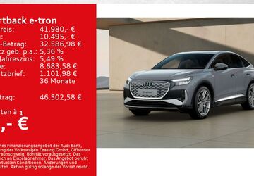 Audi Q4 e-tron 31.000 km 41.980 &euro; Kitzingen 97318