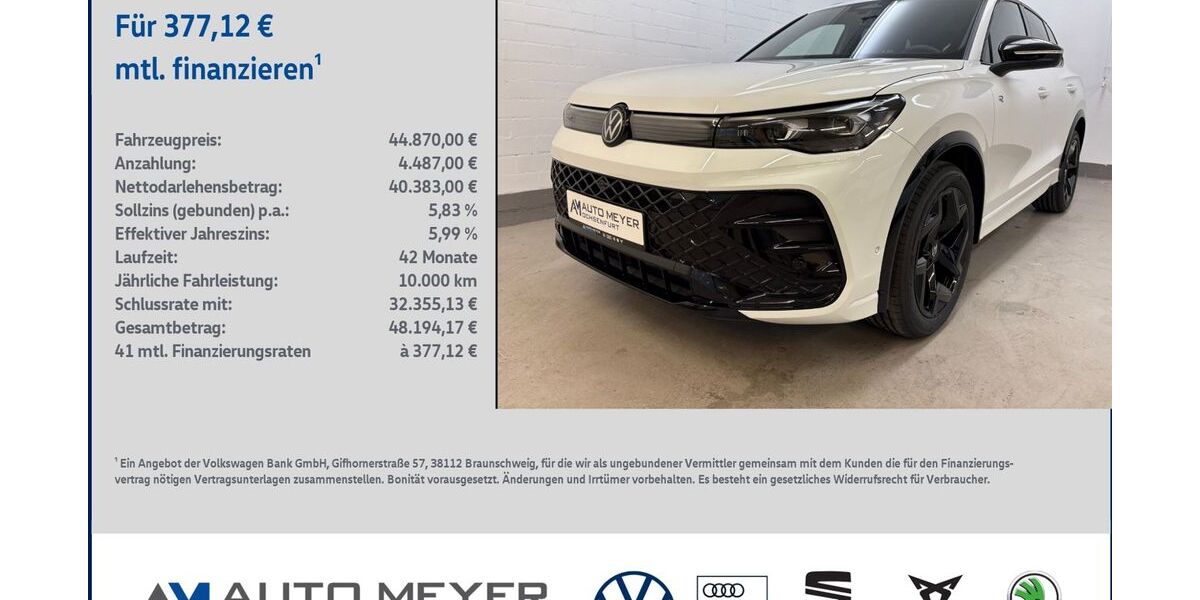 VW Tiguan 14.000 km 42.520 &euro; Ochsenfurt 97199