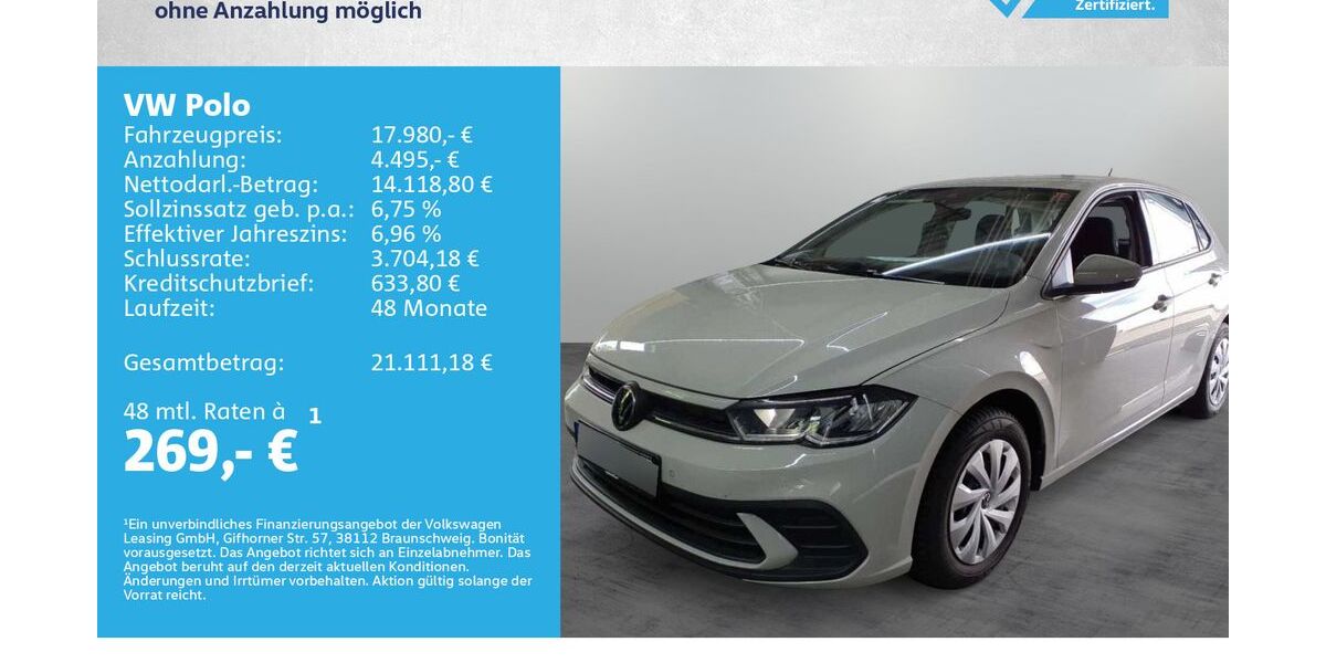VW Polo 13.000 km 17.980 &euro; Würzburg 97076