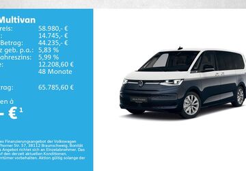 VW T7 Multivan 21.500 km 58.980 &euro; Würzburg 97076
