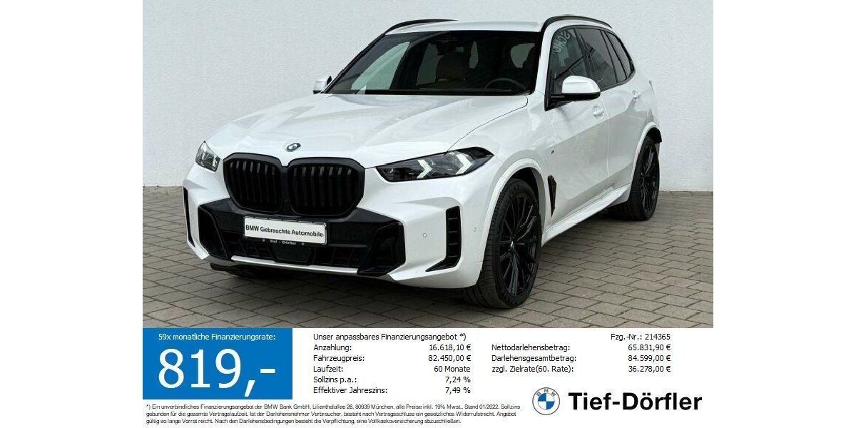 BMW X5 10.850 km 77.099 &euro; Marktsteft 97342