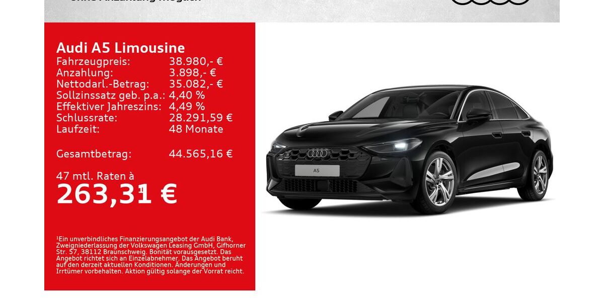 Audi A5 17.500 km 38.980 &euro; Kitzingen 97318