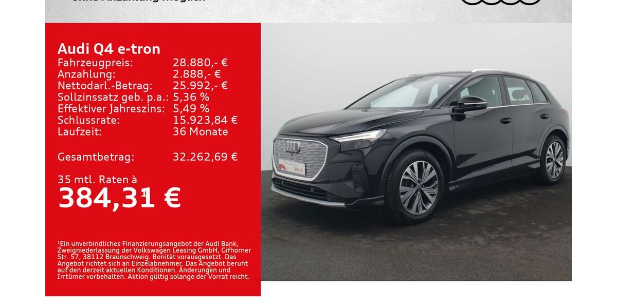 Audi Q4 e-tron 53.500 km 27.680 &euro; Würzburg 97076