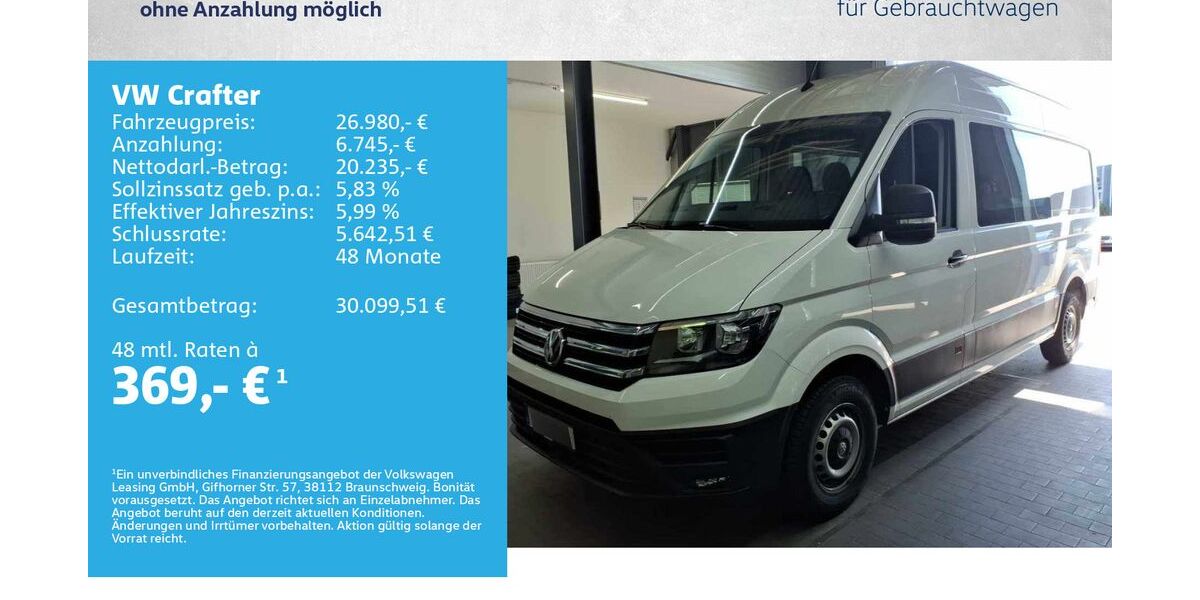 VW Crafter 126.114 km 26.980 &euro; Würzburg 97076