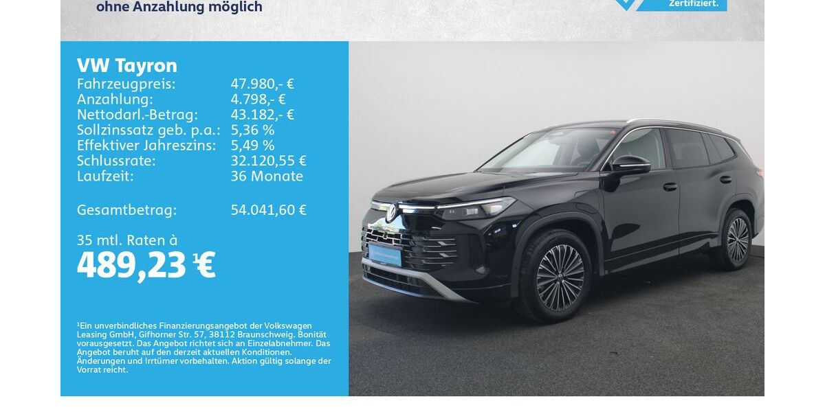 VW Tayron 11.000 km 47.480 &euro; Würzburg 97076