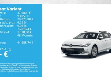 VW Passat Variant 13.453 km 37.980 &euro; Würzburg 97076