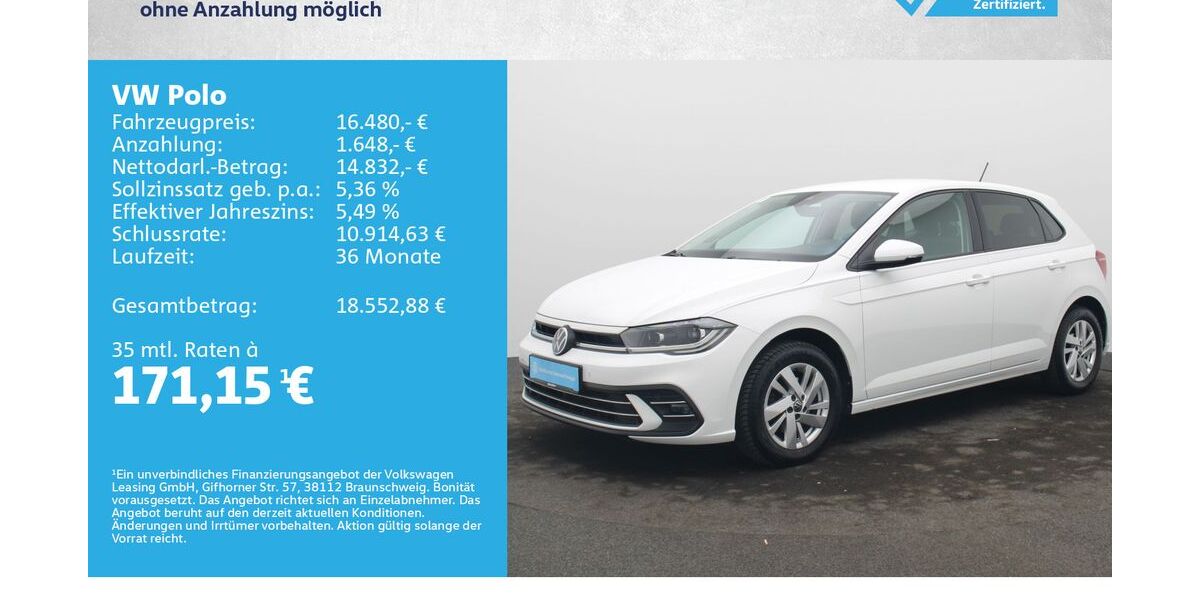 VW Polo 69.000 km 16.480 &euro; Würzburg 97076