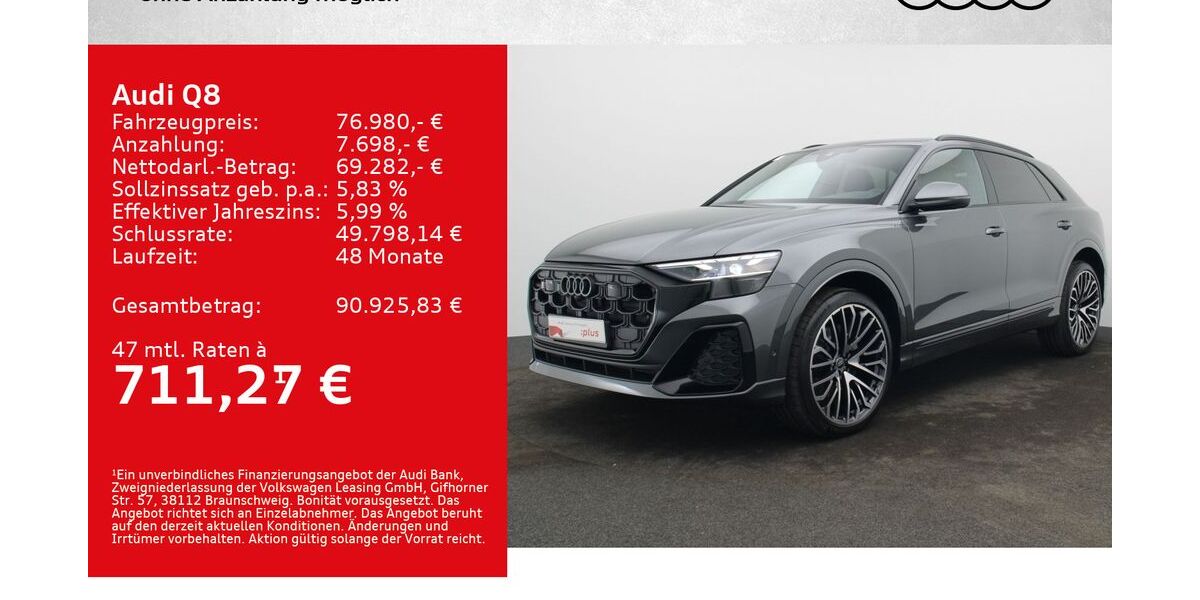 Audi Q8 27.000 km 77.980 &euro; Würzburg 97076
