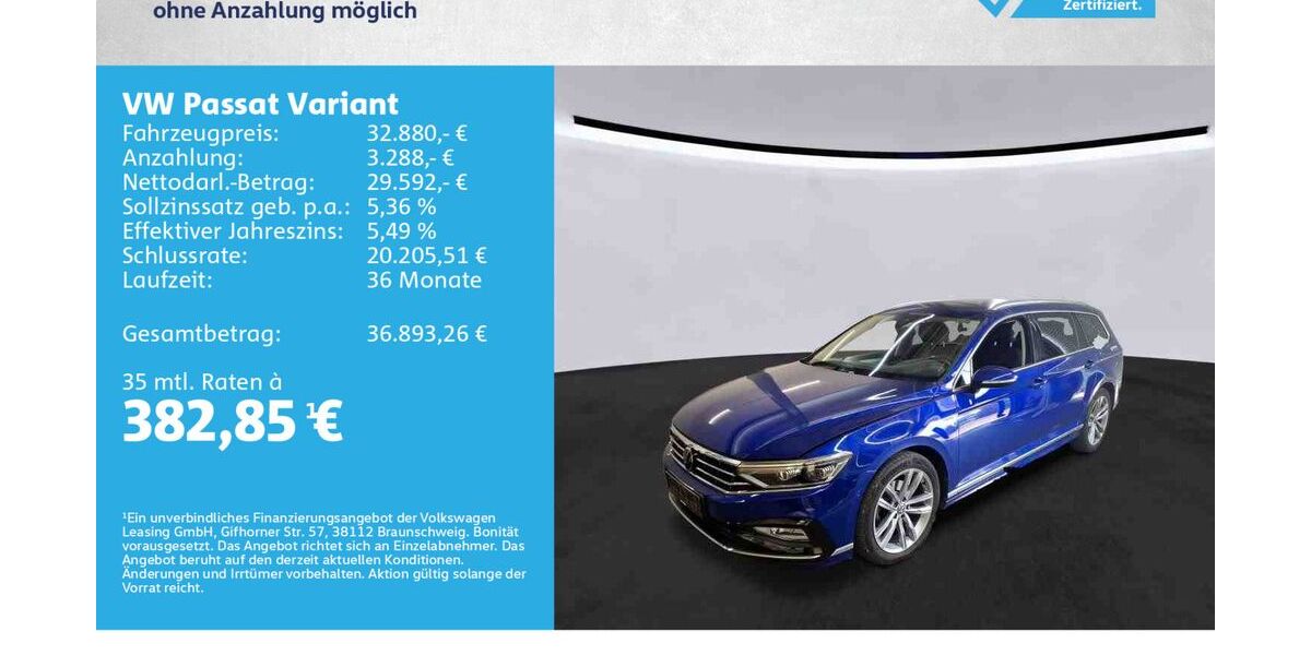 VW Passat Variant 58.500 km 32.880 &euro; Würzburg 97076