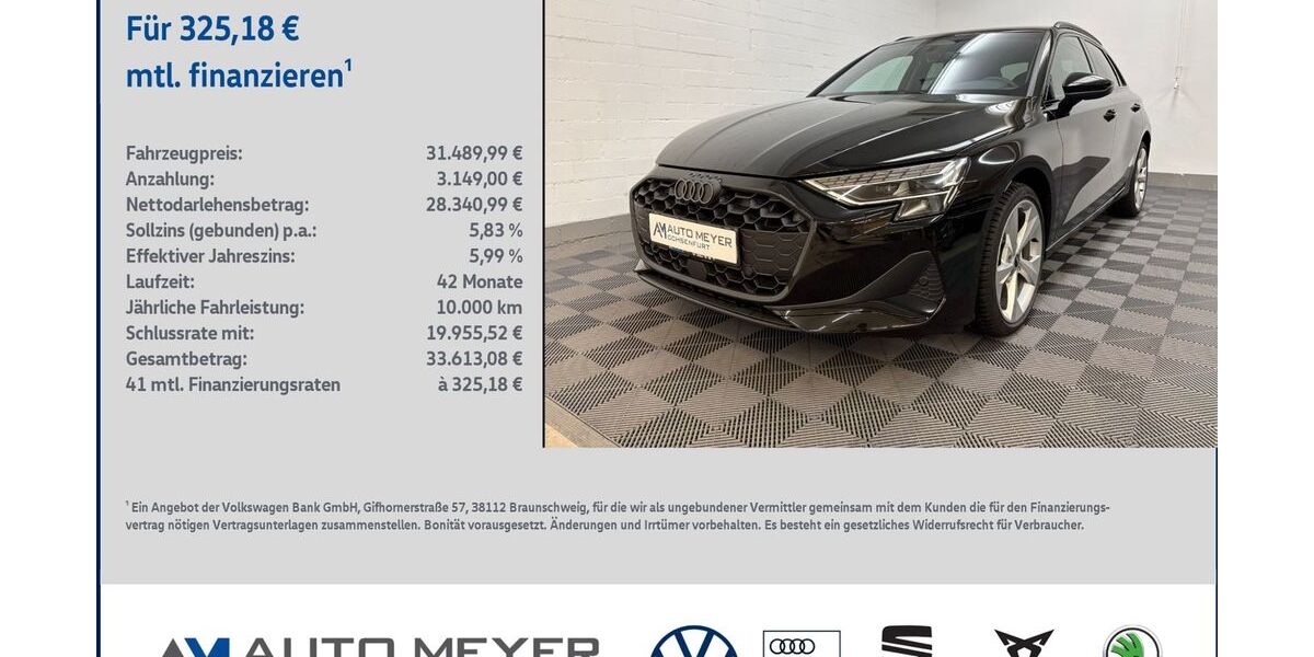 Audi A3 8.700 km 31.490 &euro; Ochsenfurt 97199