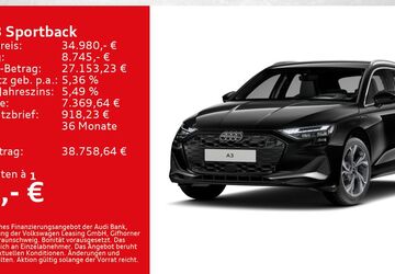 Audi A3 8.500 km 34.980 &euro; Kitzingen 97318