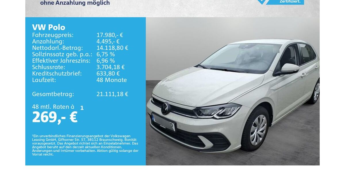 VW Polo 21.000 km 17.980 &euro; Würzburg 97076