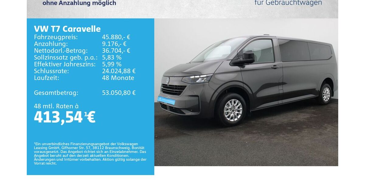 VW T7 Caravelle 27.500 km 45.880 &euro; Würzburg 97076