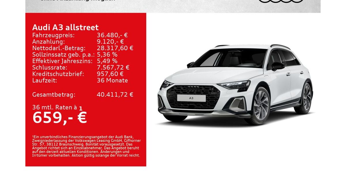 Audi A3 9.500 km 36.480 &euro; Würzburg 97076